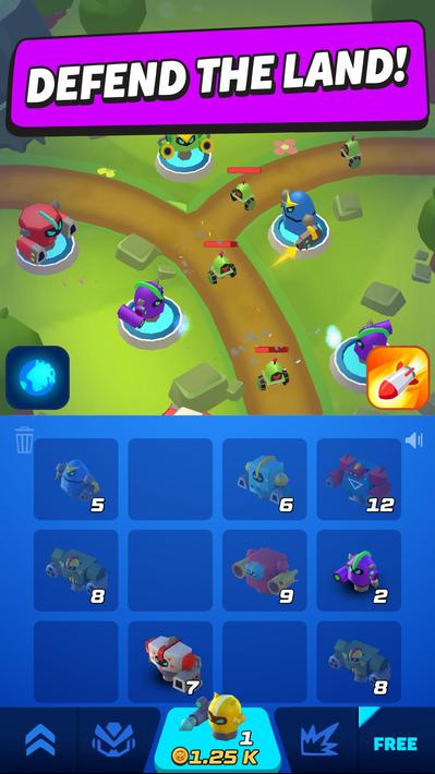 Merge Tower Bots Apk Mod