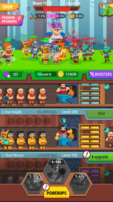 Gear for Heroes Medieval Idle Craft Apk Mod