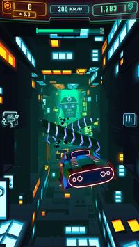 Neon Flytron Cyberpunk Racer Apk Mod