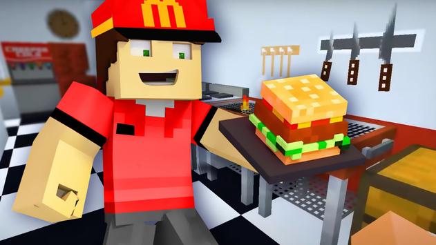 Fast Food Restaurant Mod for Minecraft Unlocked
