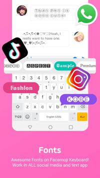 Facemoji Emoji Keyboard&Fonts Apk Mod
