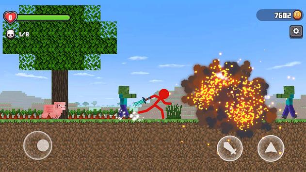 Stickman vs Craftman Apk Mod